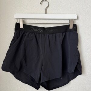 Outdoor Voices black lined shorts